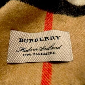 100 percent cashmere Burberry scarf